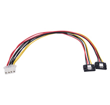 SATA Cable 15Pin to Big4P Double Line